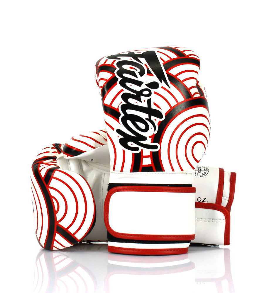 Microfiber Gloves - Art Collections - Red Wave - Fairtex Global